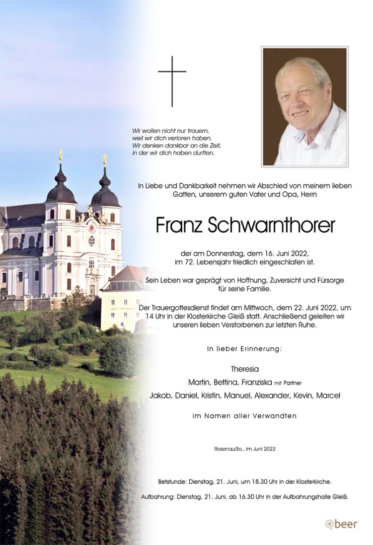 Parte Franz Schwarnthorer