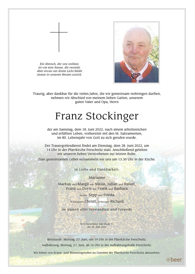 Parte Franz Stockinger