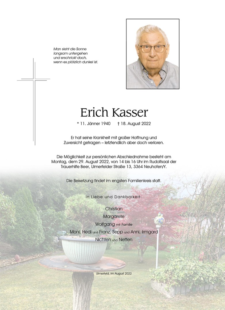 Parte Erich Kasser