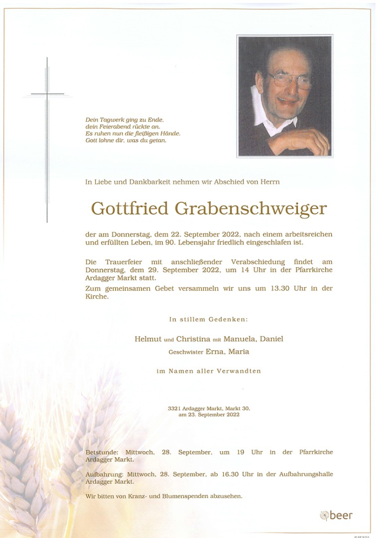 Parte Gottfried Grabenschweiger