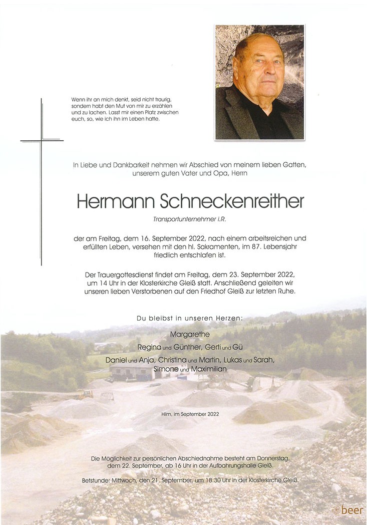 Parte Hermann Schneckenreither