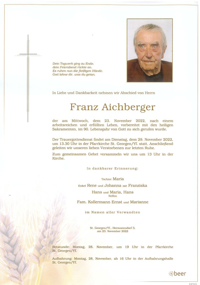 Parte Franz Aichberger