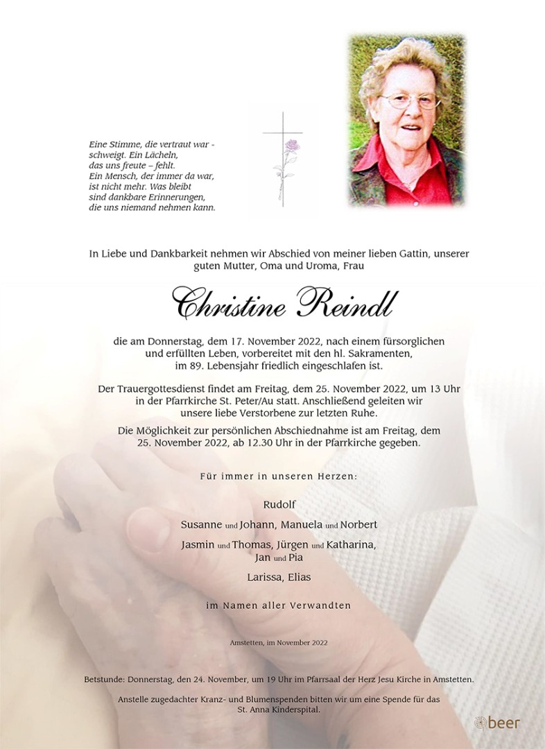 Parte Christine Reindl