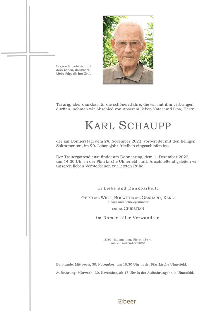 Parte Karl Schaupp