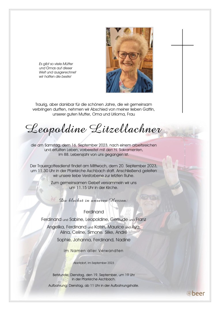 Parte Leopoldine Litzellachner