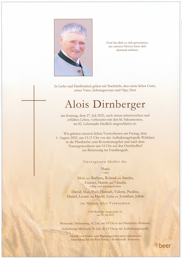 Parte Alois Dirnberger