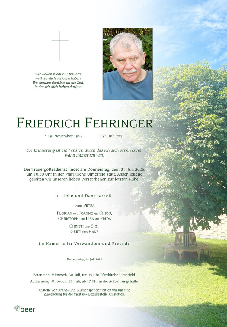 Parte Friedrich Fehringer