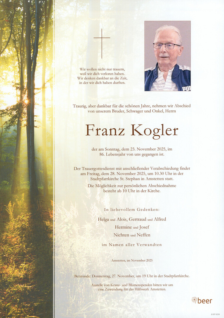 Parte Franz Kogler