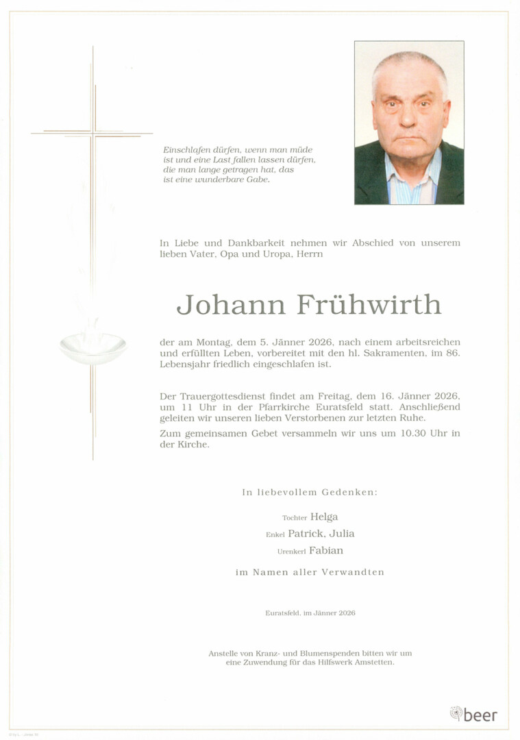 Parte Johann Frühwirth