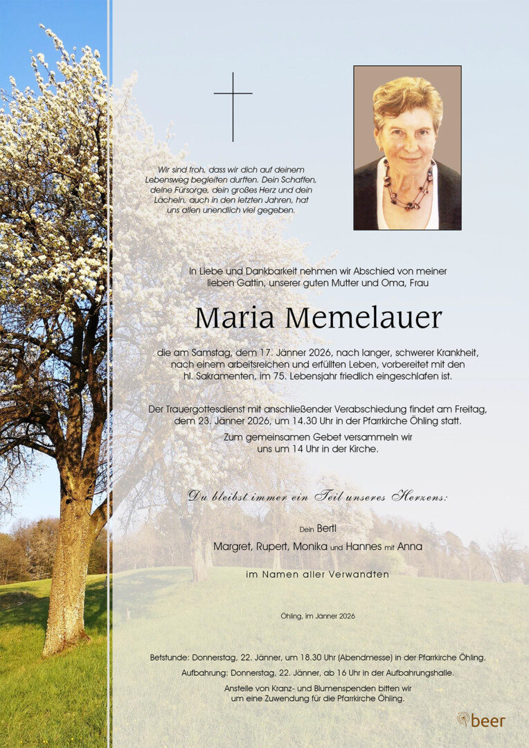 Parte Maria Memelauer