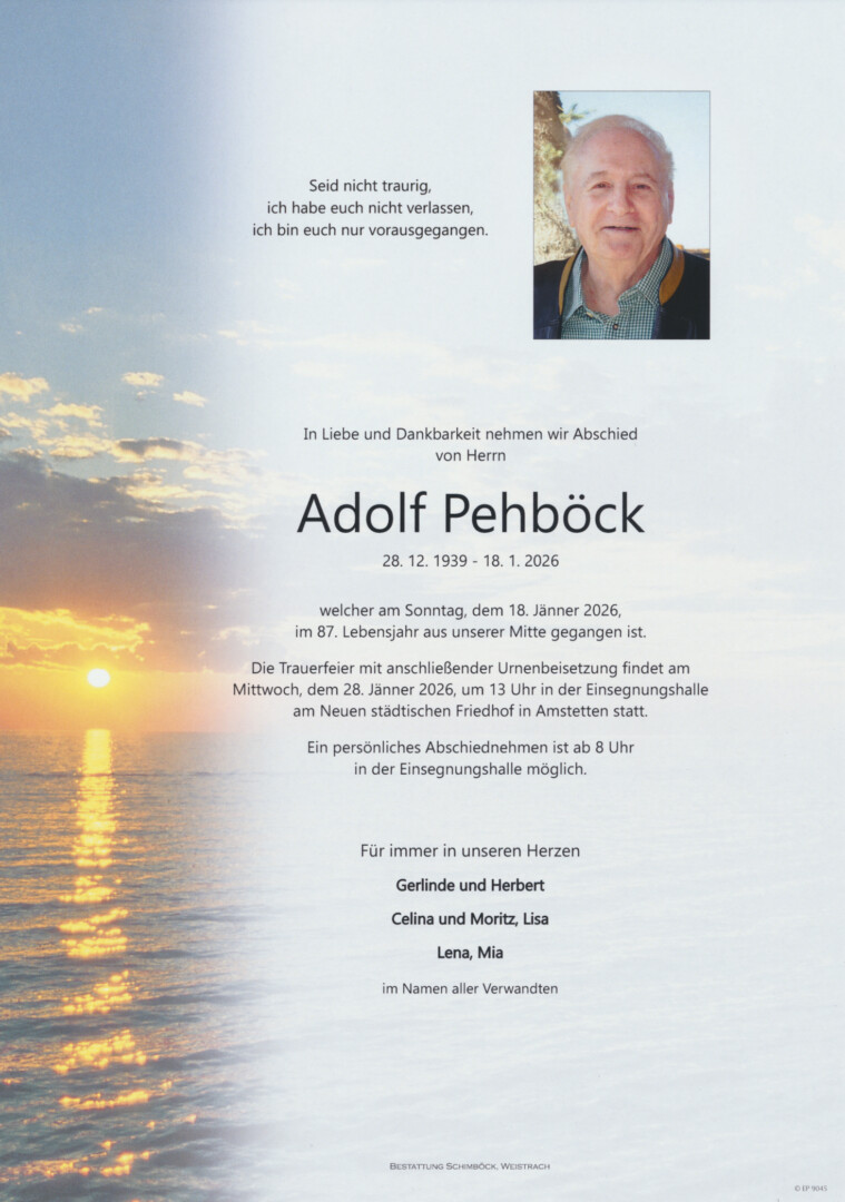 Parte Adolf Pehböck