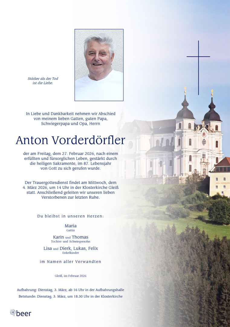 Parte Anton Vorderdörfler