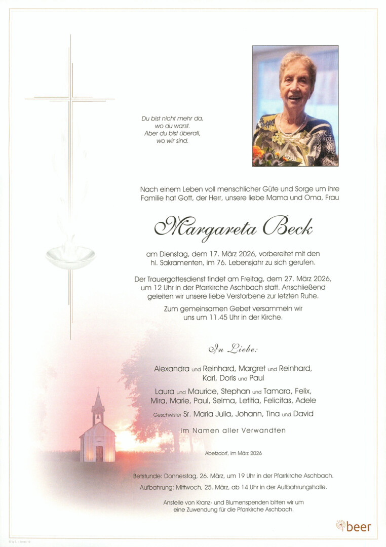 Parte Margareta Beck