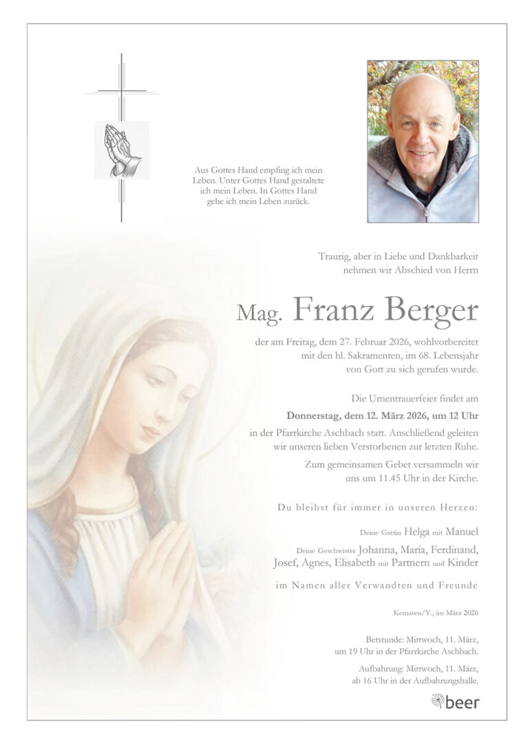 Parte Mag. Franz Berger