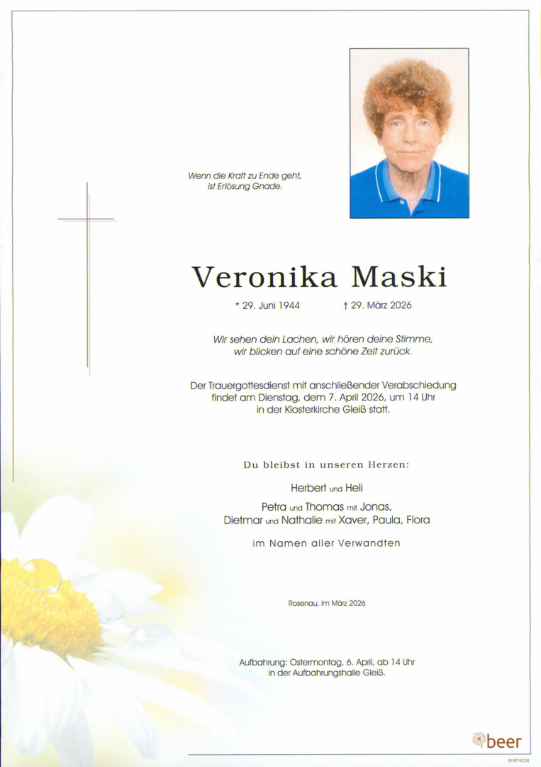 Parte Veronika Maski