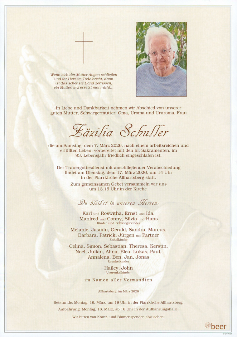 Parte Zäzilia Schuller