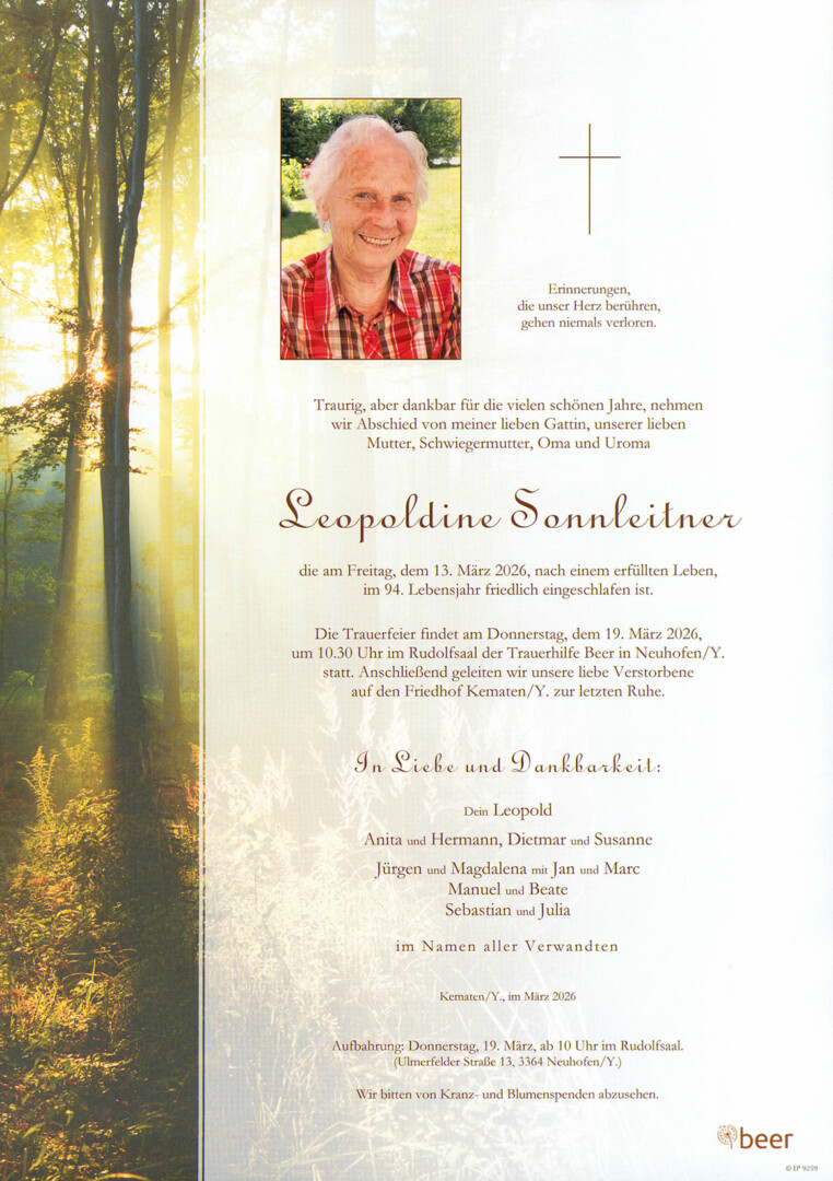 Parte Leopoldine Sonnleitner