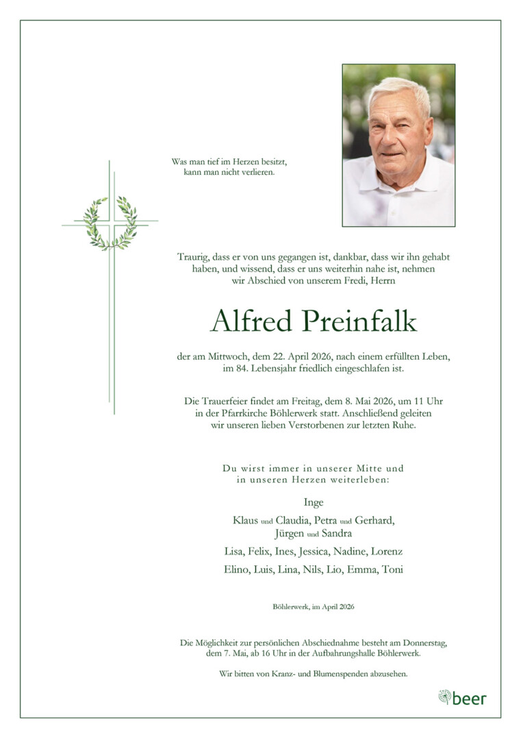 Parte Alfred Preinfalk