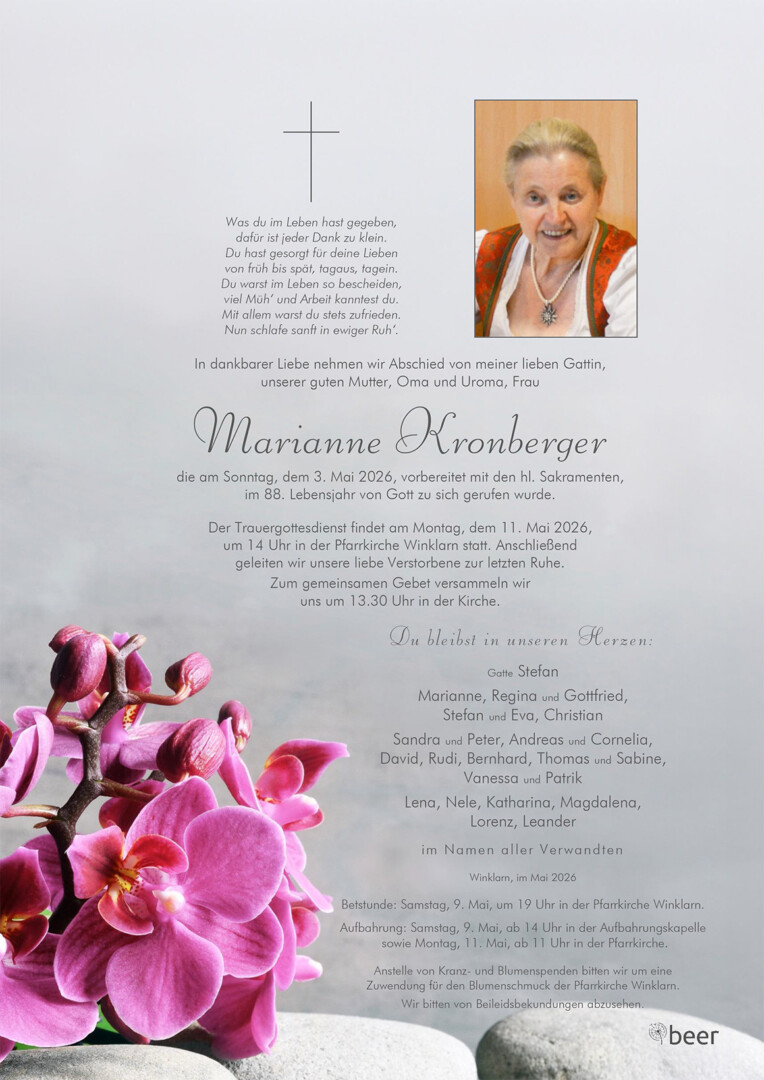 Parte Marianne Kronberger