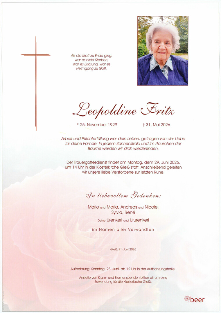 Parte Leopoldine Fritz