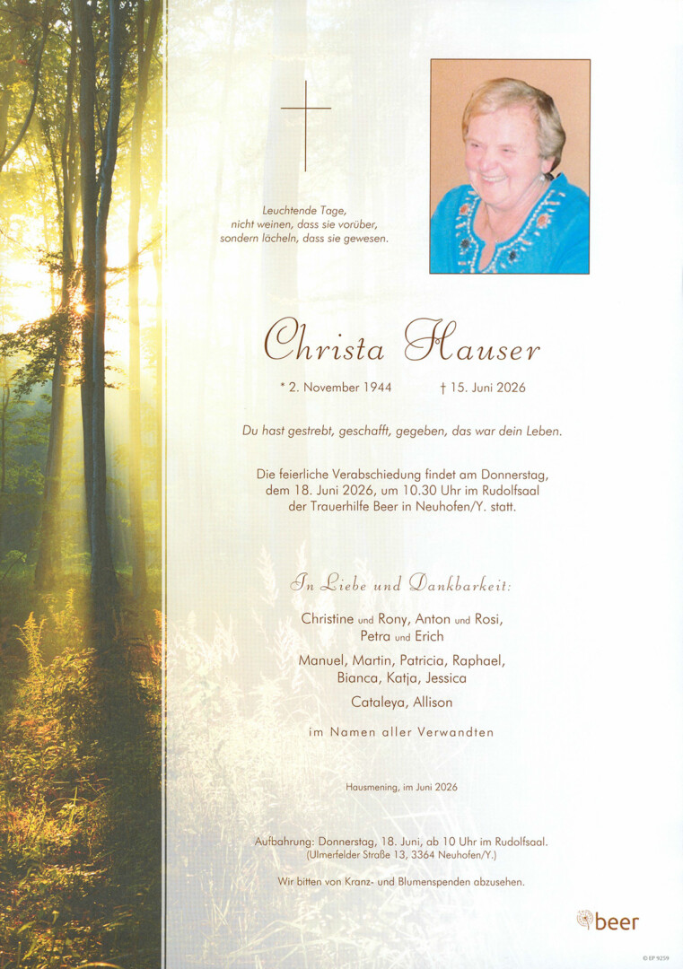 Parte Christa Hauser
