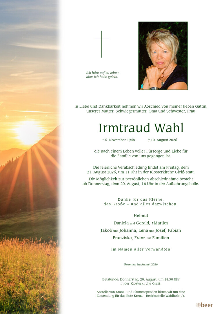 Parte Irmtraud Wahl
