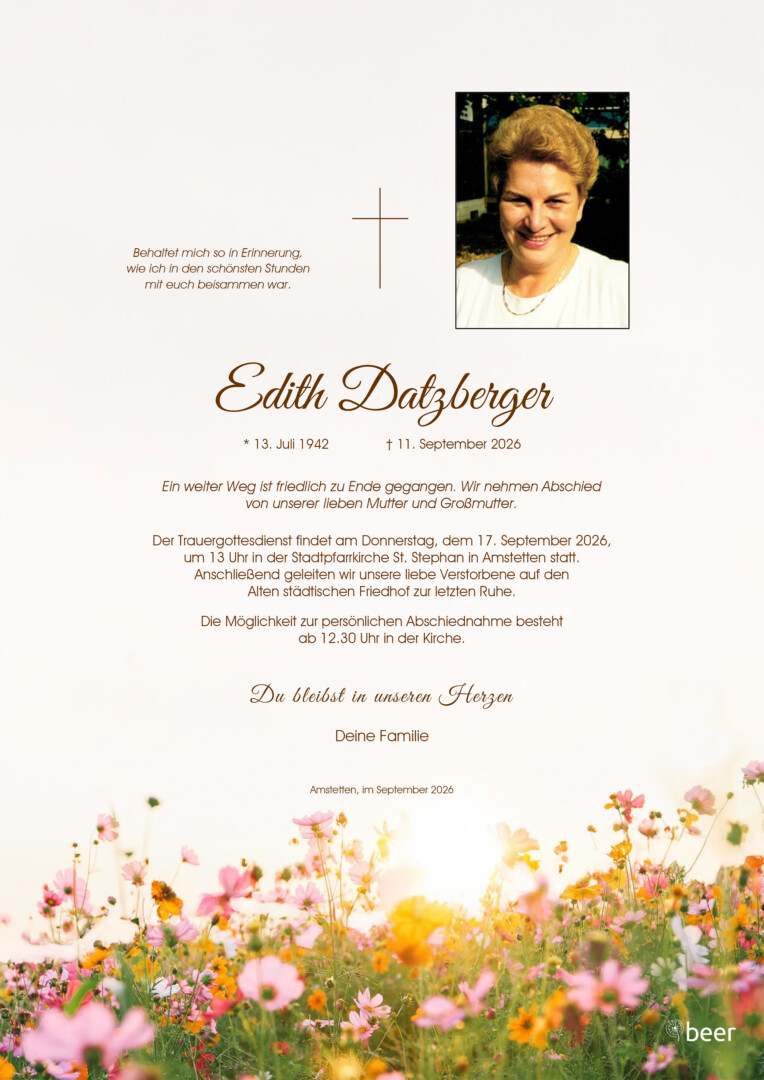 Parte Edith Datzberger