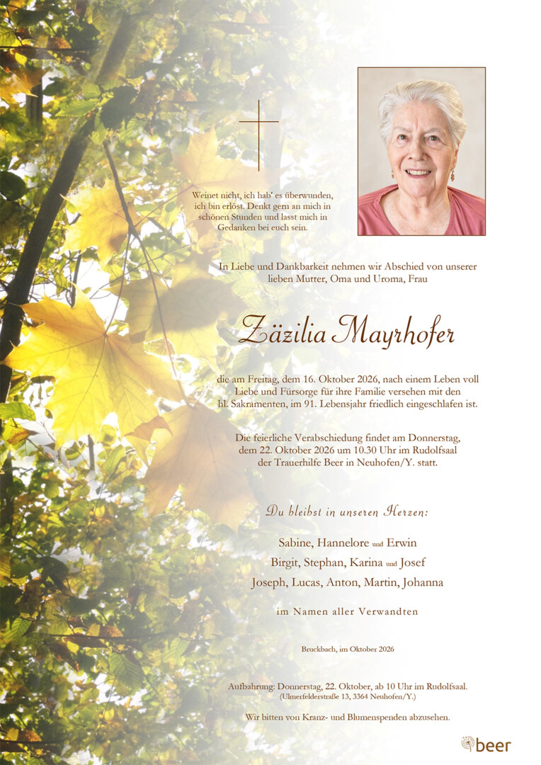Parte Zäzilia Mayrhofer