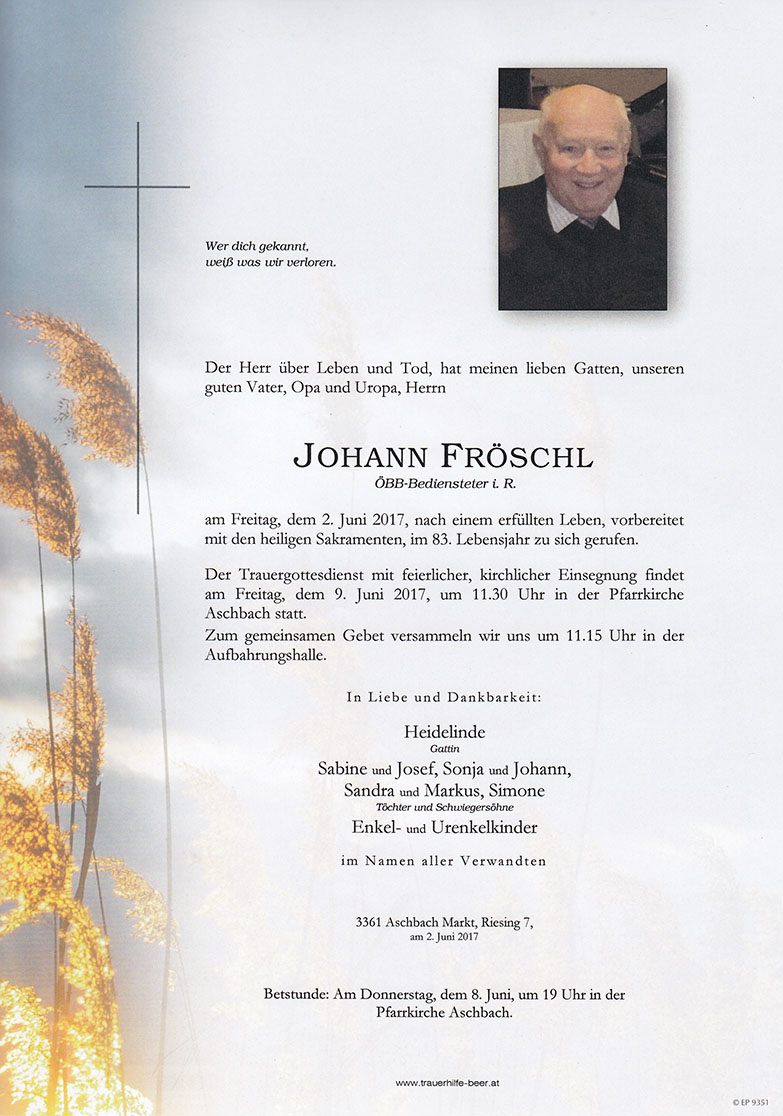 Parte Johann Fröschl