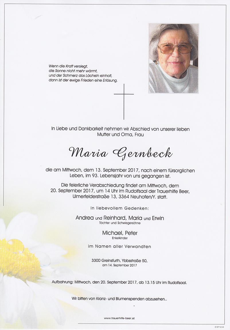 Parte Maria Gernbeck