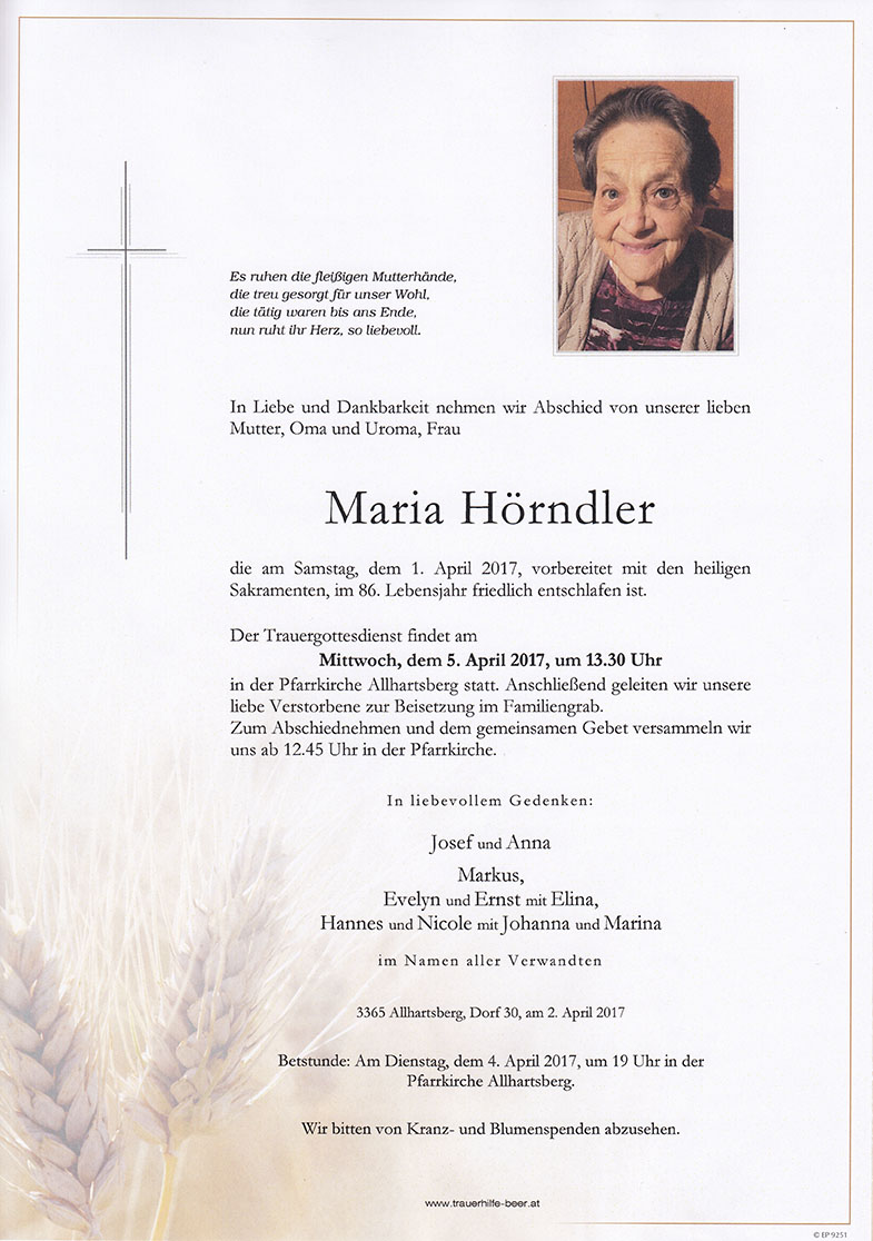 Parte Maria Hörndler