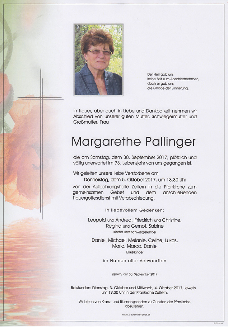 Parte Margarethe Pallinger