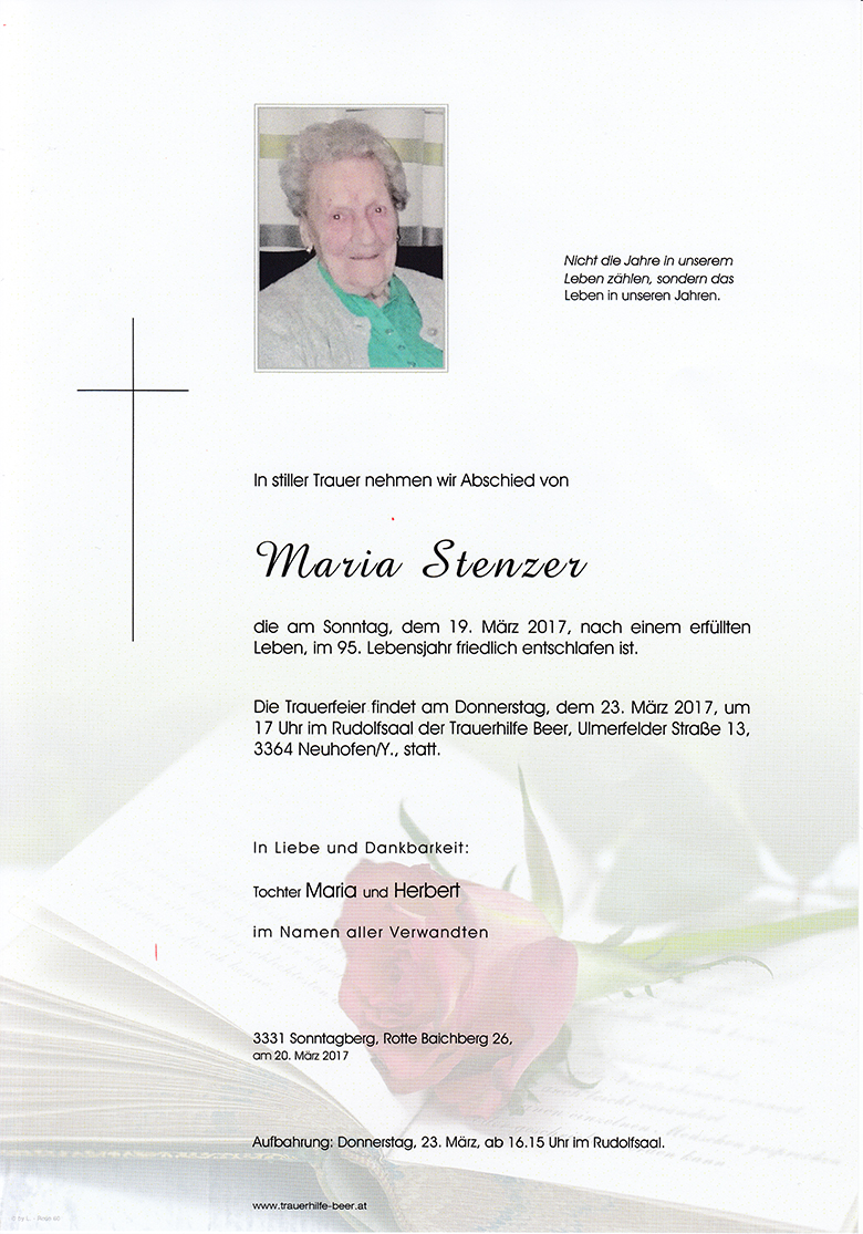 Parte Maria Stenzer