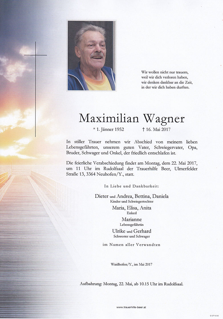 Parte Maximilian Wagner